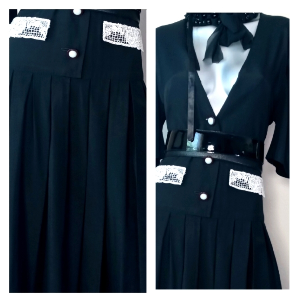 VinTage 70S/80S Prairie Cottegecore Maxi Dress